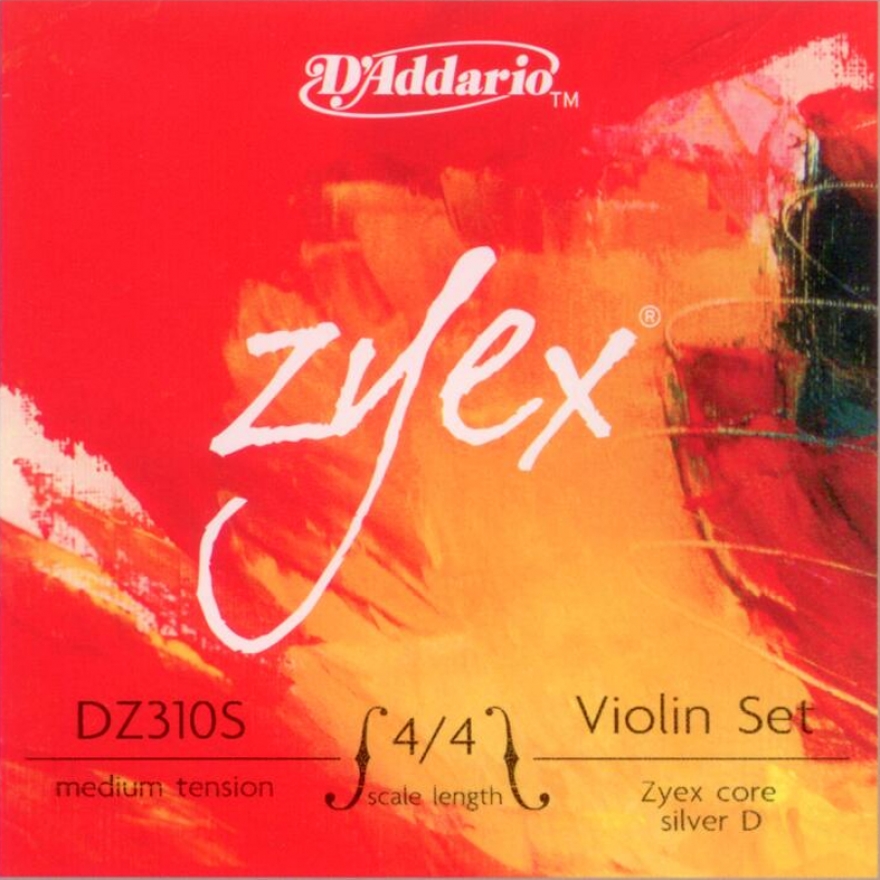 D'Addario Zyex violin strings SET