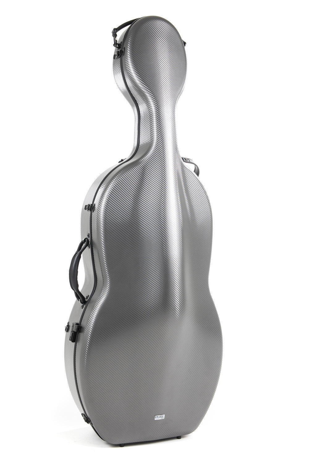 GEWA 'Pure' 4.6 Cello Case. With wheels. Grey
