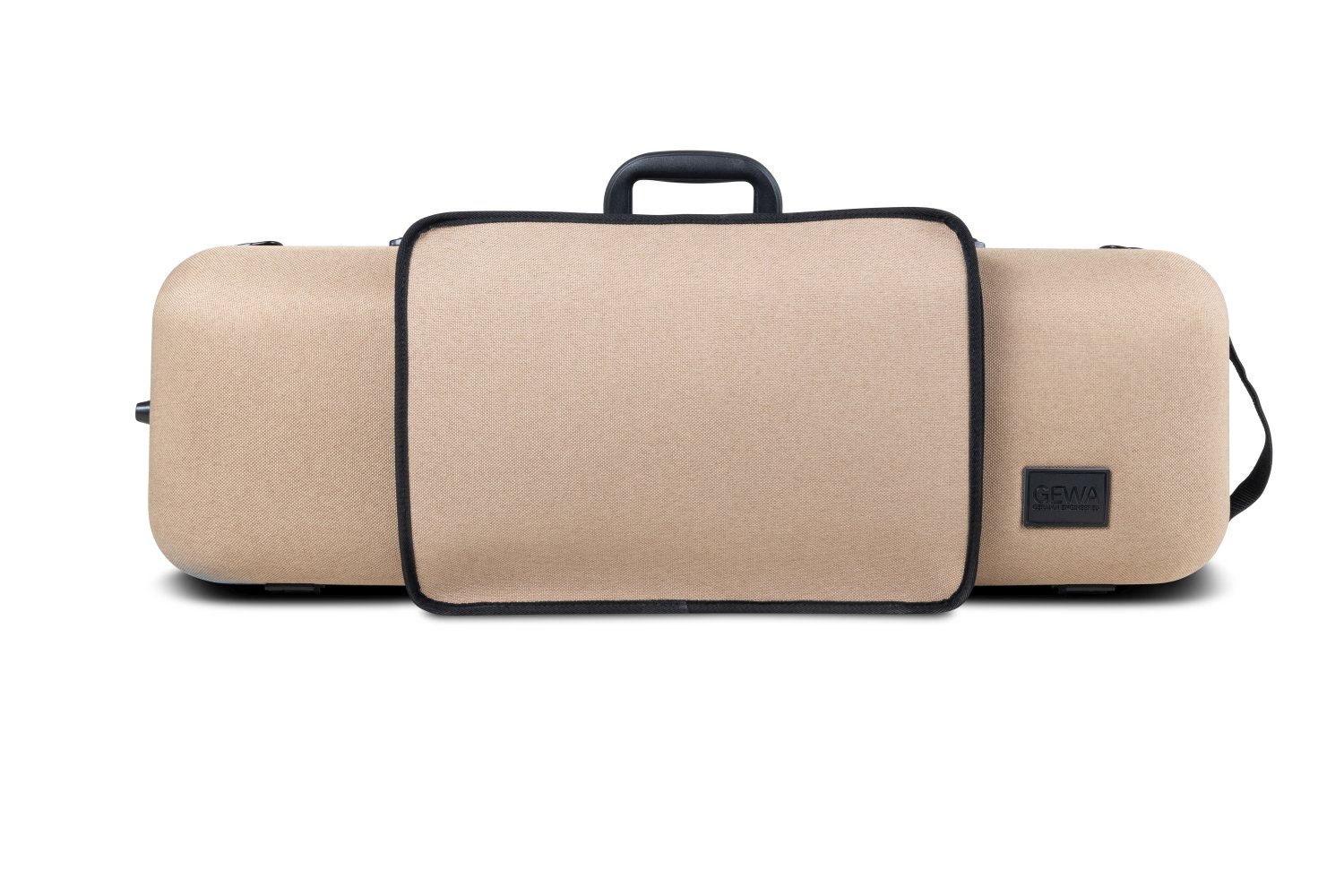 GEWA 'Bio-A' violin case. Organic Flax fibre. Oblong Beige. 1/2-4/4 size